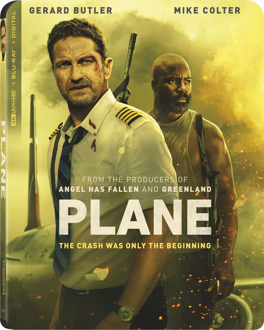 Plane 4K (2023) de Jean-Francois Richet - front cover