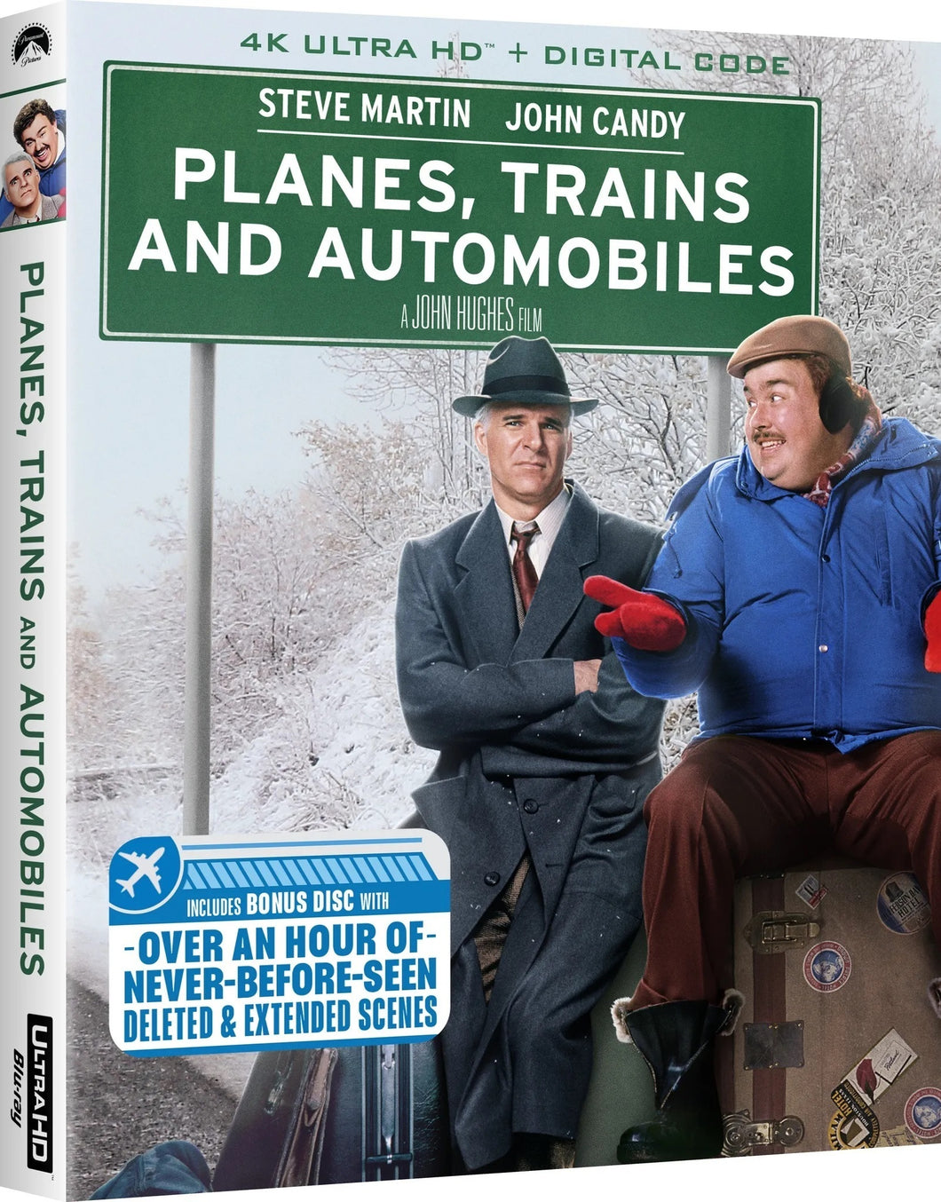 Planes, Trains & Automobiles 4K (1987) de John Hughes - front cover