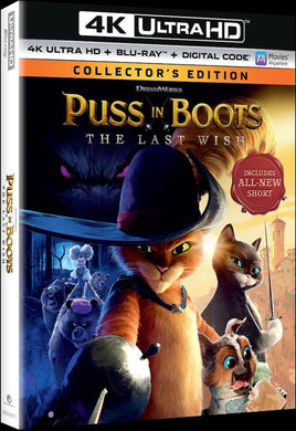 Puss in Boots: The Last Wish 4K (VF + STFR) (2022) de Joel Crawford, Januel Mercado - front cover