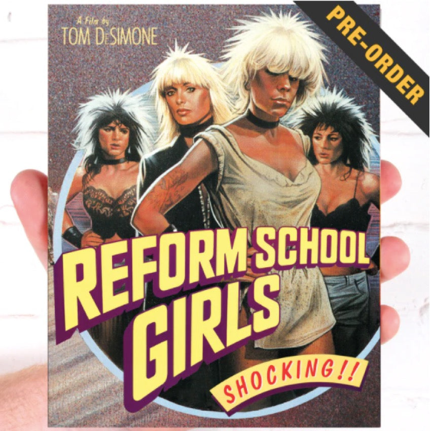 Reform School Girls (avec fourreau) (1986) de Tom DeSimone - front cover