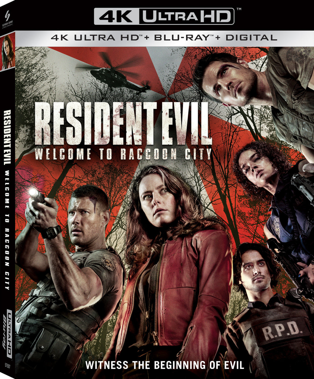 Resident Evil: Welcome to Raccoon City 4K (2021) de Johannes Roberts - front cover