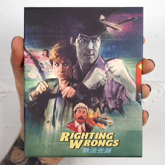 Righting Wrongs (avec fourreau) (1986) de Corey Yuen - front cover