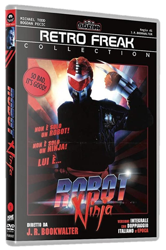 Robot Ninja (1989) de J. R. Bookwalter - front cover