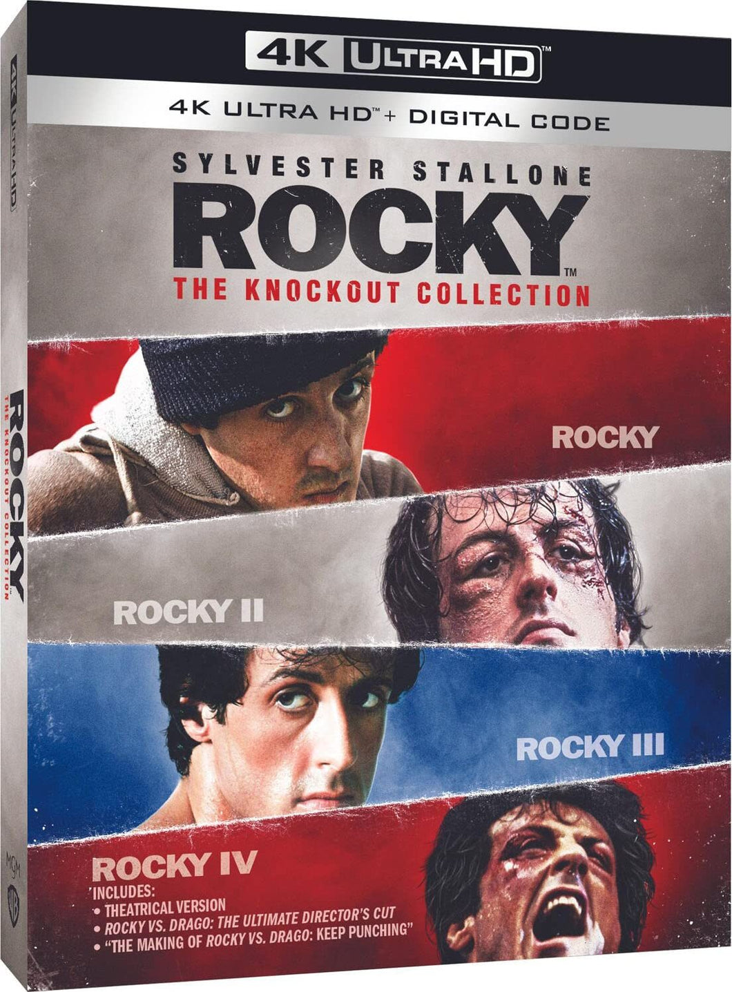 Rocky: The Knockout Collection 4K (VF + STFR) (1976-1985) - front cover