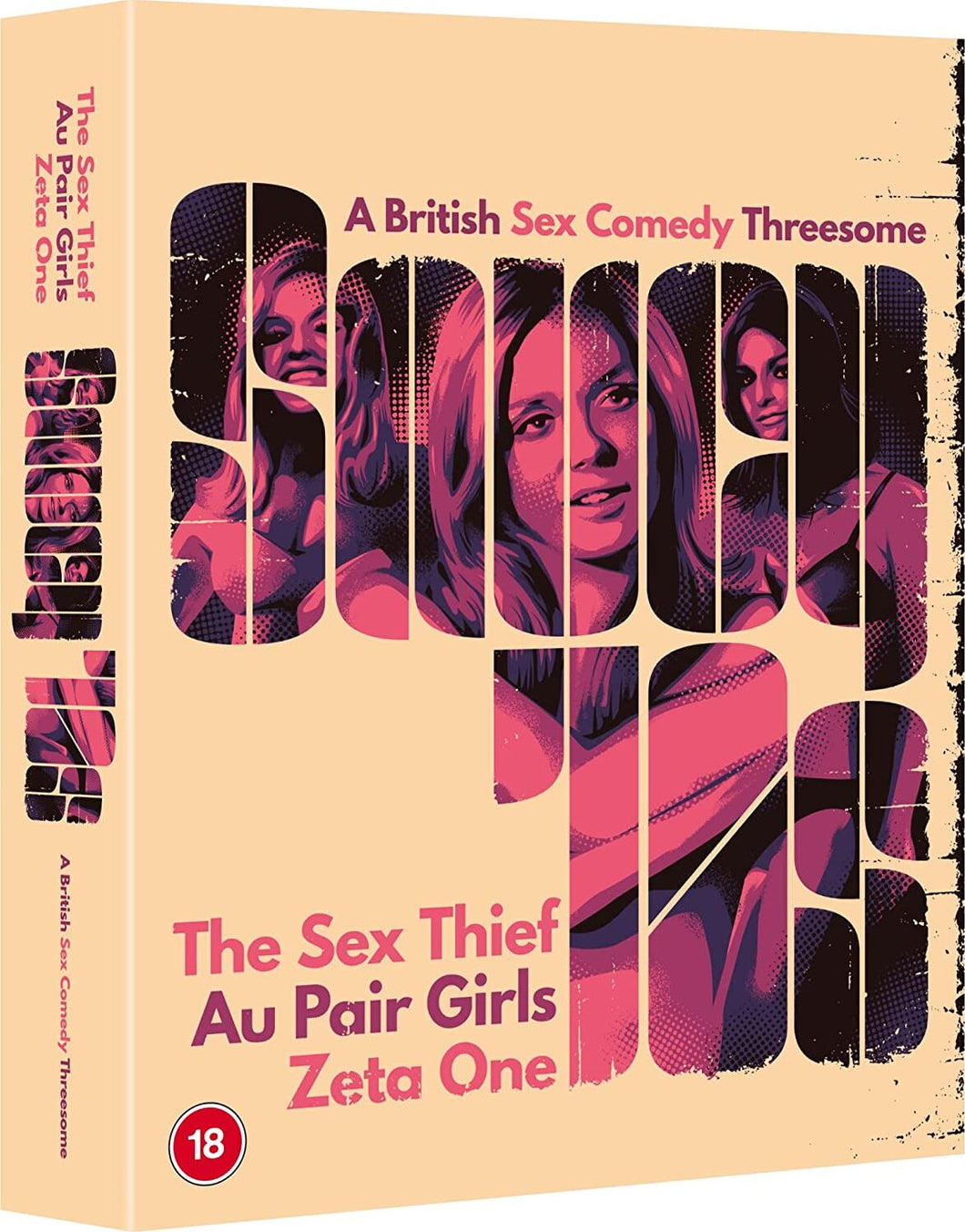 Saucy 70s - A British Sex Comedy Threesome  - front cover