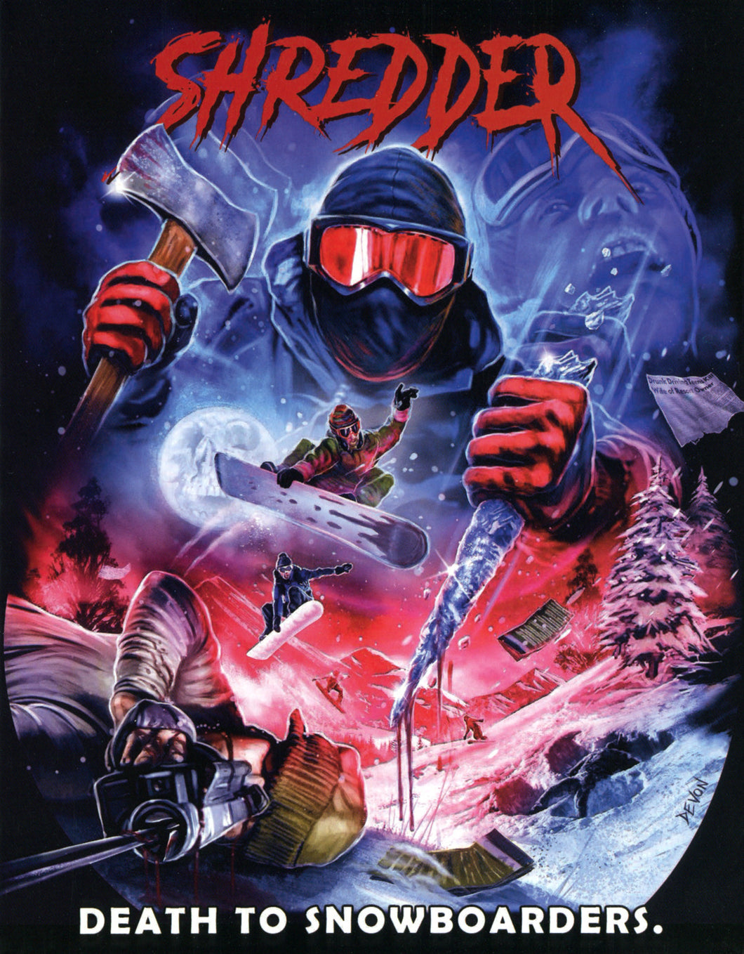 Shredder (2001) de Greg Huson - front cover
