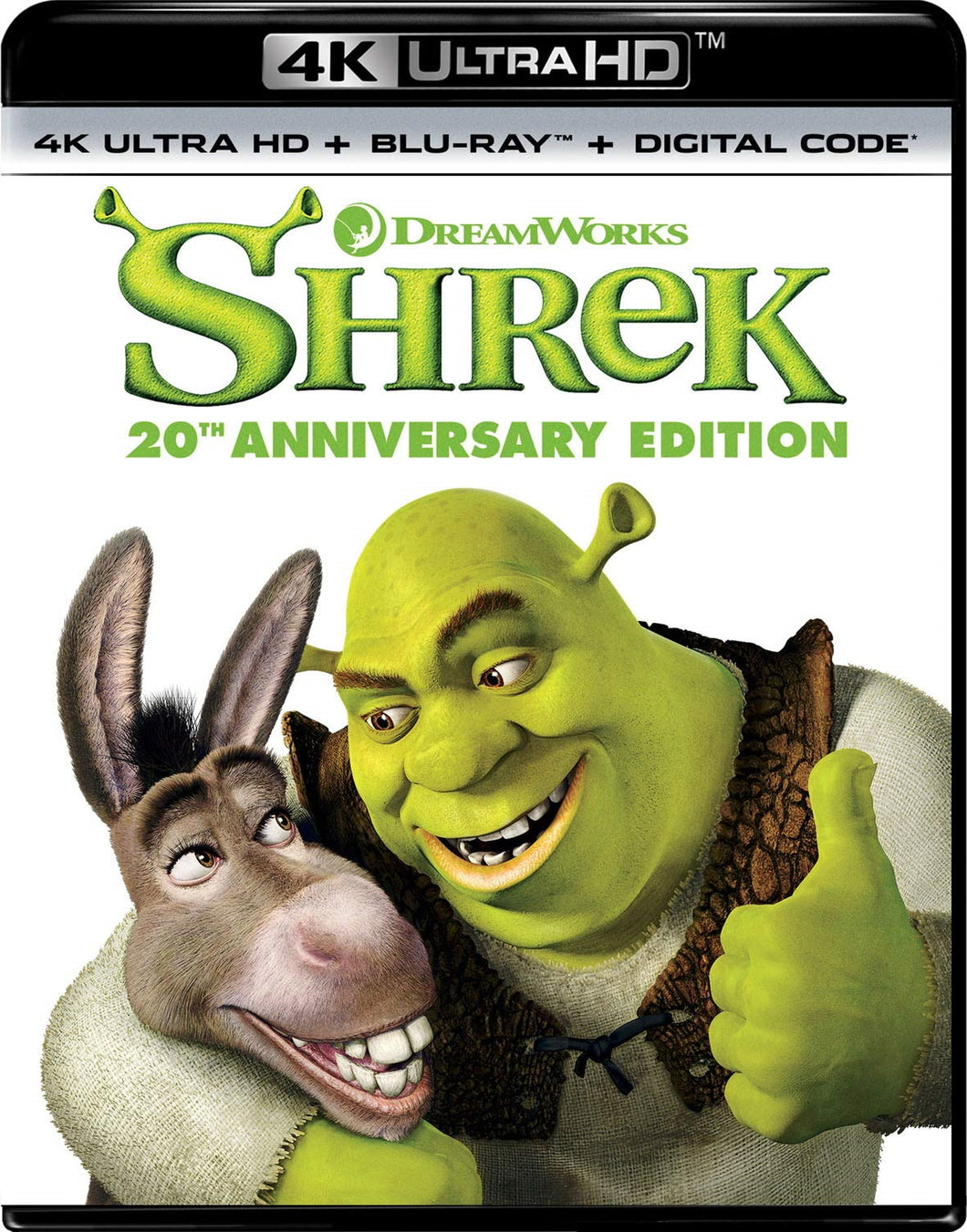 Shrek 4K (2001) de Andrew Adamson, Vicky Jenson - front cover