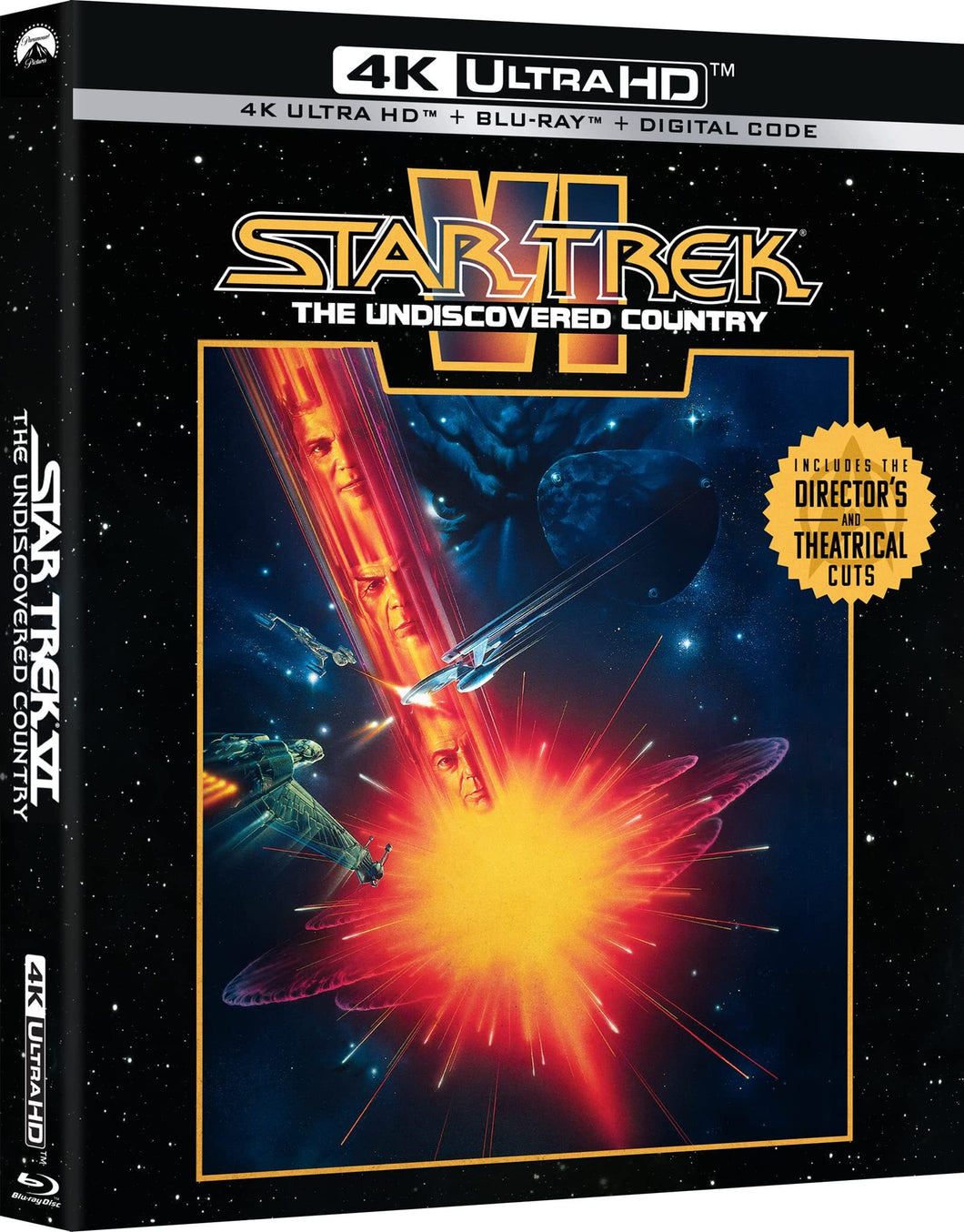 Star Trek VI: The Undiscovered Country 4K (1991) de Nicholas Meyer - front cover