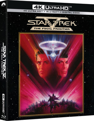 Star Trek V: The Final Frontier 4K (1989) de William Shatner - front cover