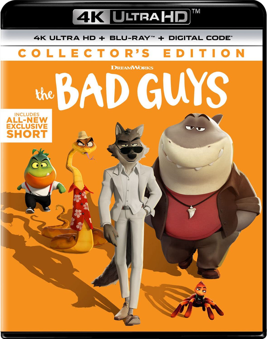 The Bad Guys 4K (2022) de Pierre Perifel - front cover