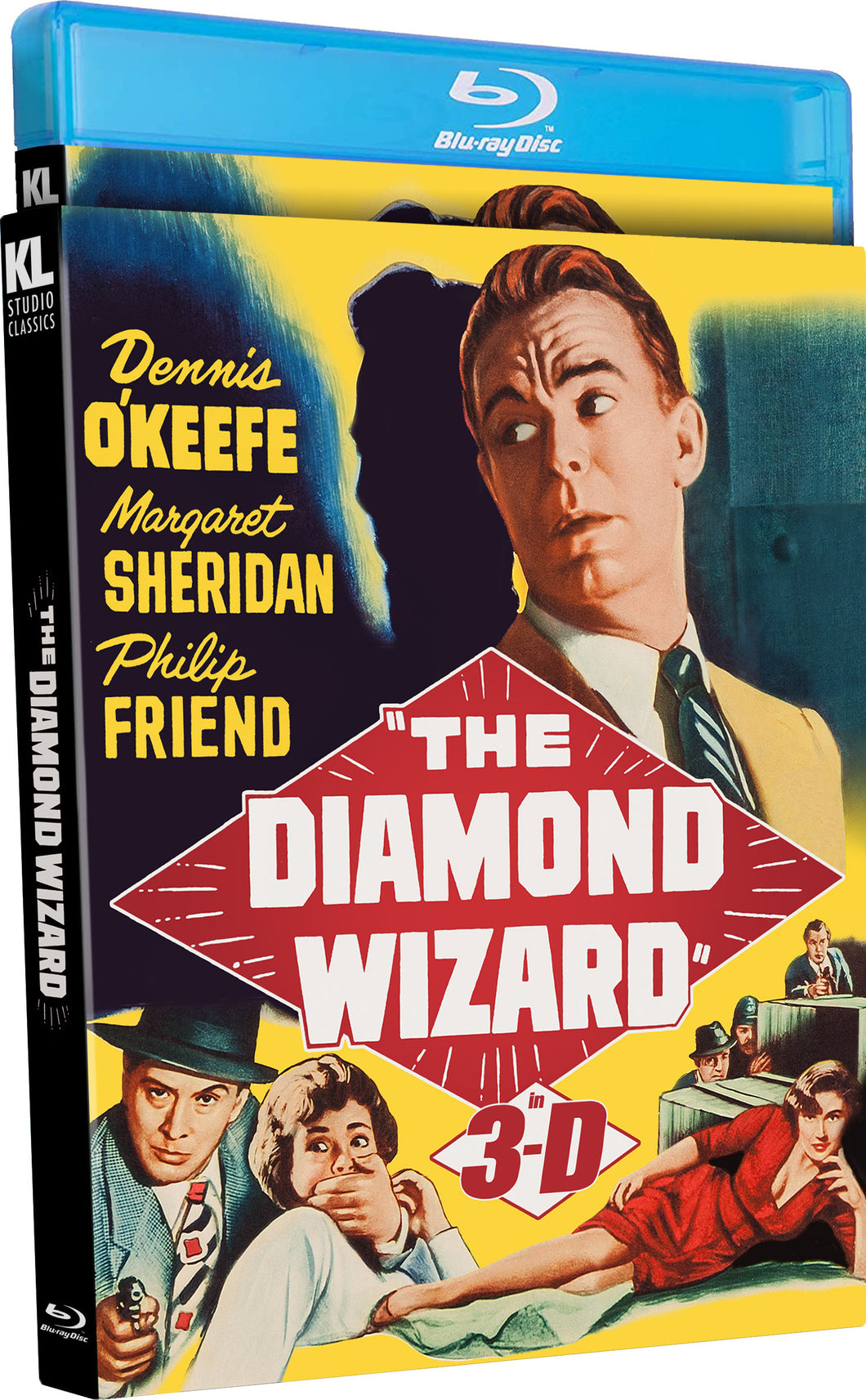 The Diamond Wizard 3D (1954) de Dennis O'Keefe, Montgomery Tully - front cover