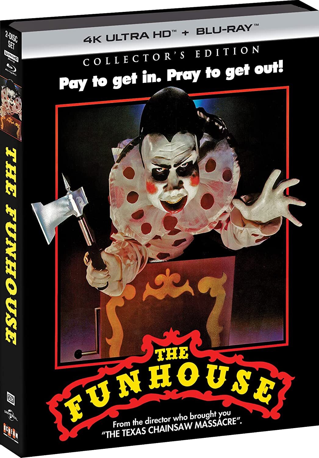 The Funhouse 4K (1981) de Tobe Hooper - front cover