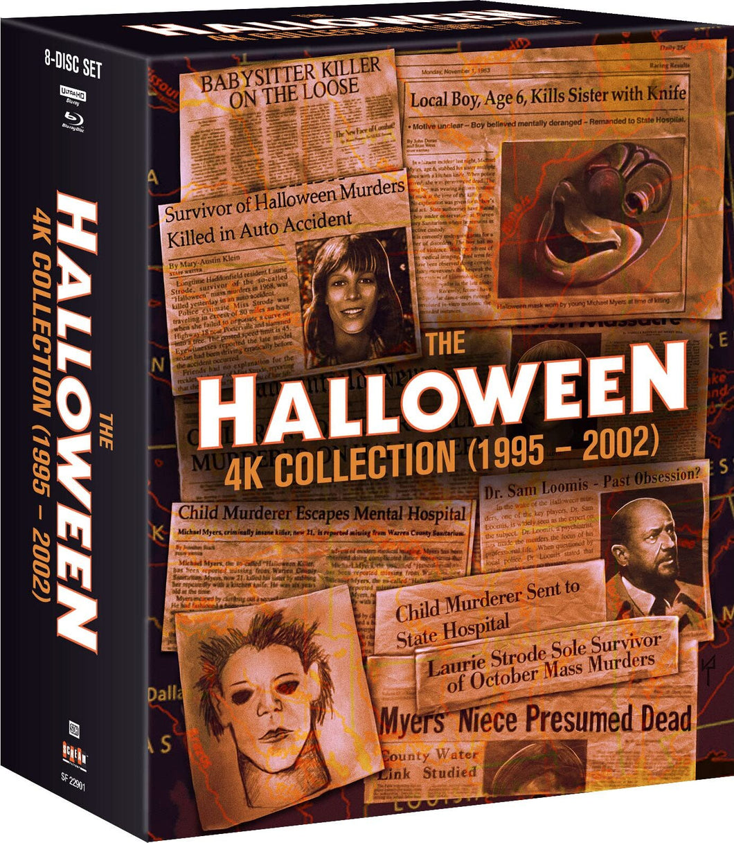 The Halloween 4K Collection (1995-2022) - front cover