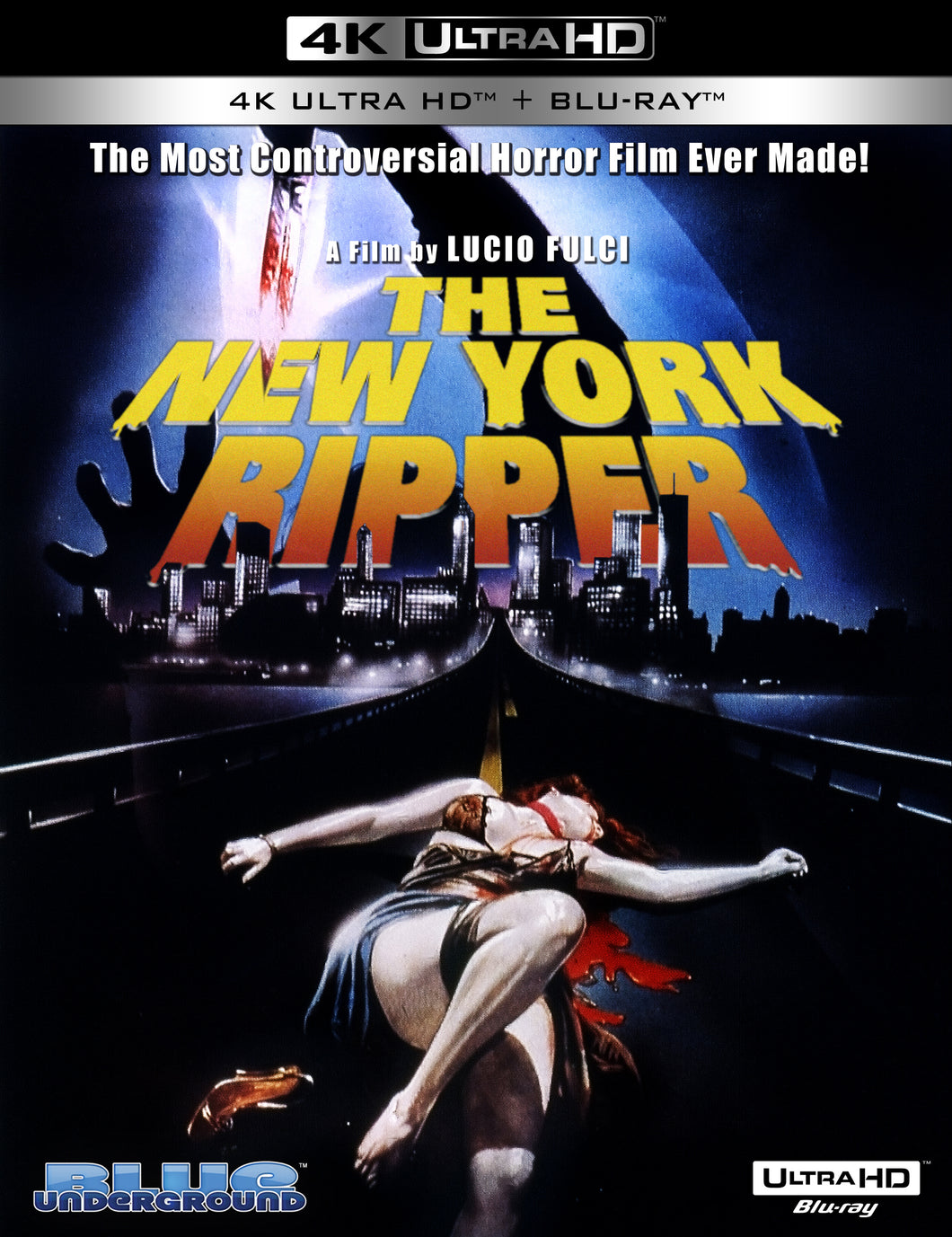 The New York Ripper 4K (1982) de Lucio Fulci - front cover
