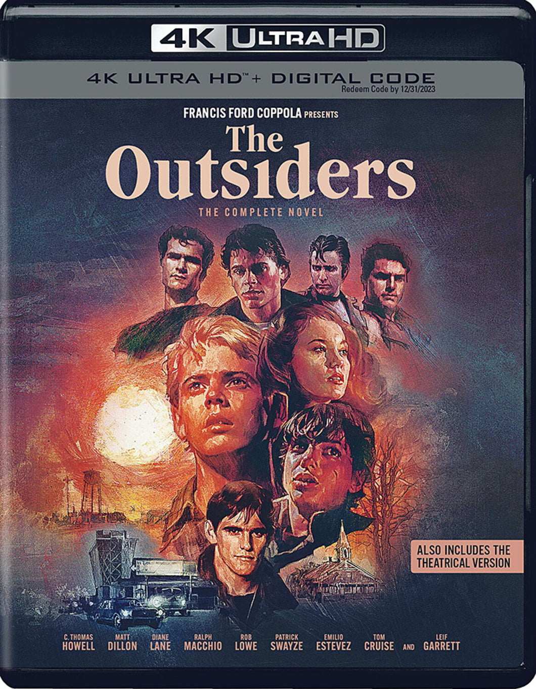 The Outsiders: The Complete Novel 4K (1983) de Francis Ford Coppola - front cover