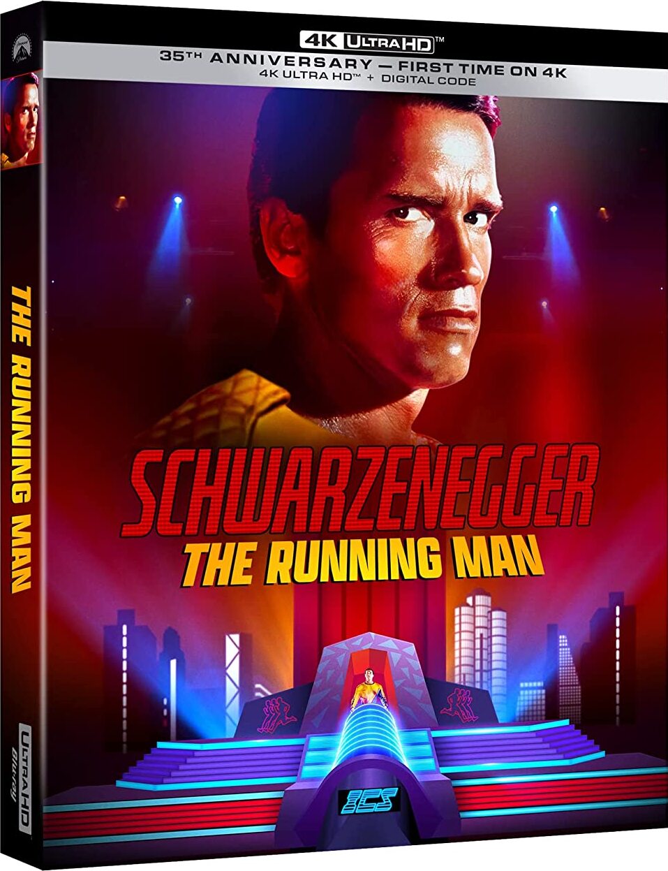 The Running Man 4K Steelbook (avec STFR) (1987) de Paul Michael Glaser - front cover