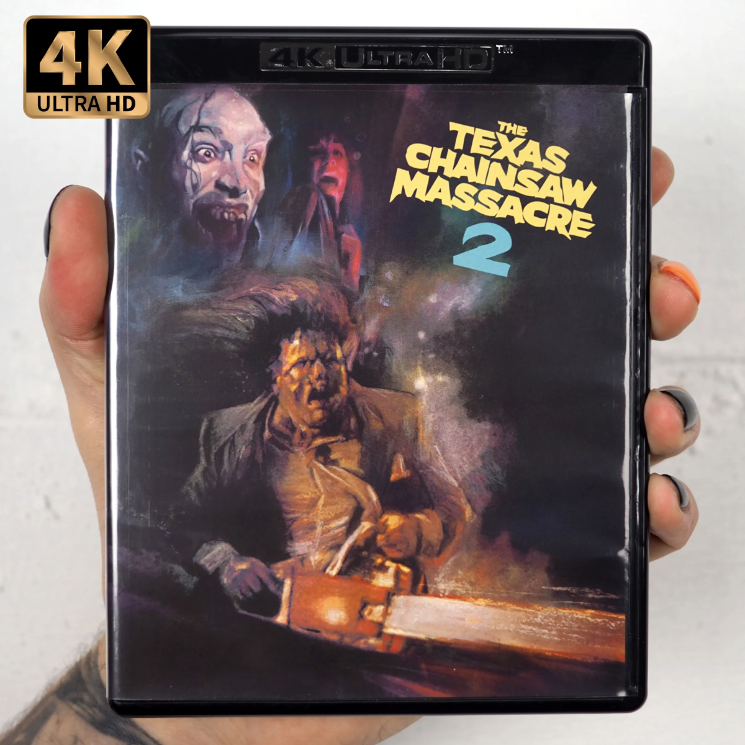 The Texas Chainsaw Massacre Part 2 4K (1986) de Tobe Hooper - front cover
