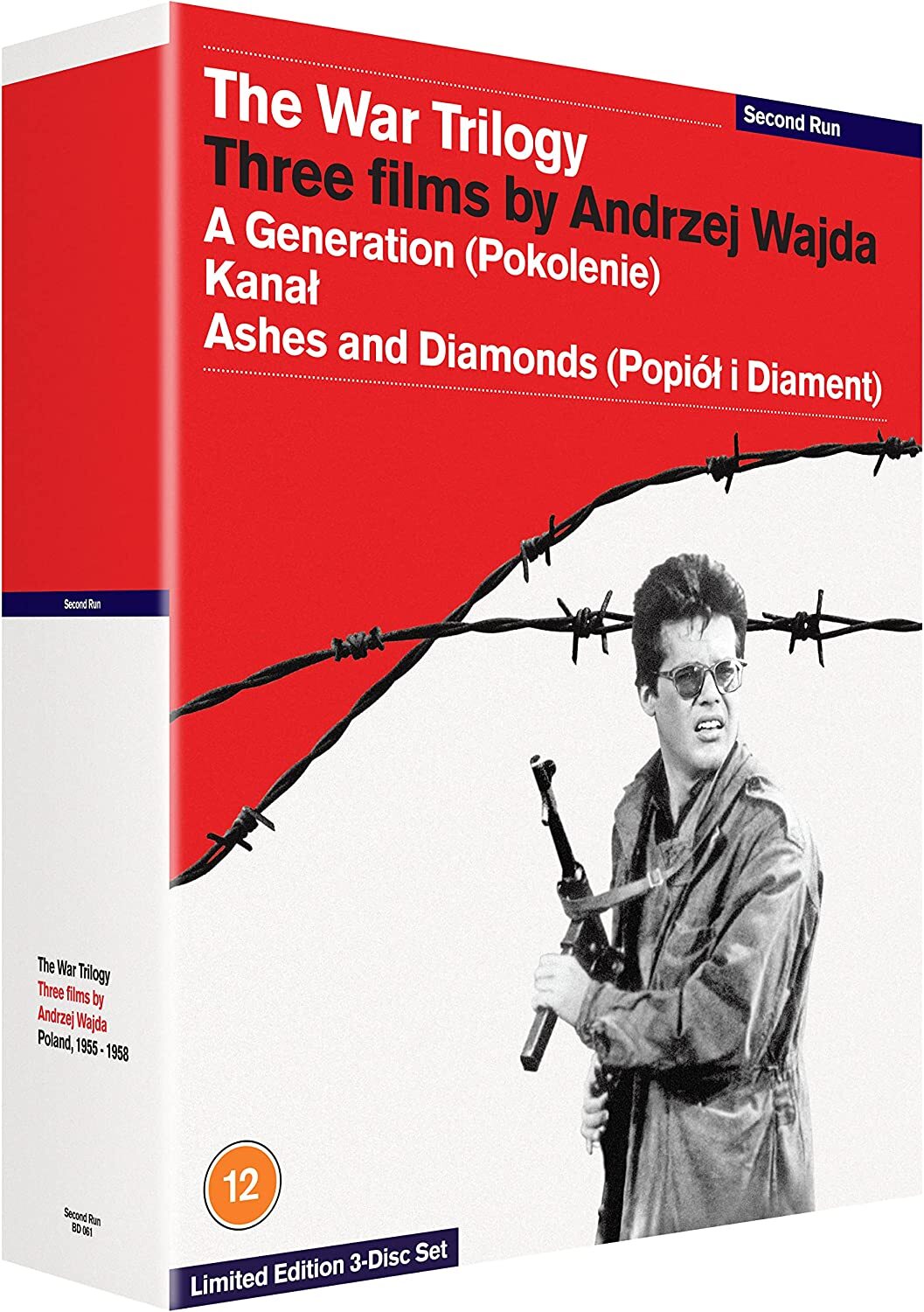 The War Trilogy: Three films by Andrzej Wajda (1955-1958) - front cover