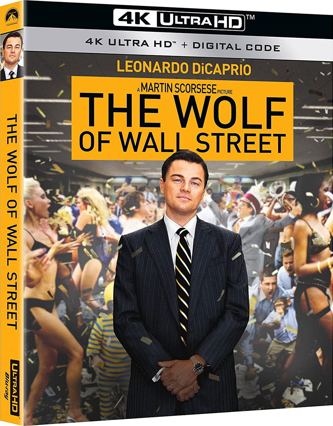 The Wolf of Wall Street 4K (2013) de Martin Scorsese - front cover