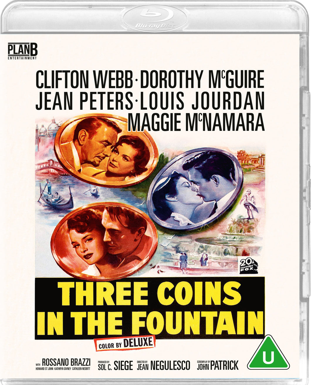 Three Coins in the Fountain (1954) de Jean Negulesco - front cover