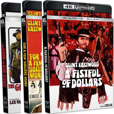 Pack Trilogie du Dollar 4K - front coverPack Trilogie du Dollar 4K (1964-1966) de Sergio Leone - front cover