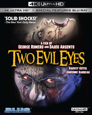 Two Evil Eyes 4K (1990) de Dario Argento, George A. Romero - front cover