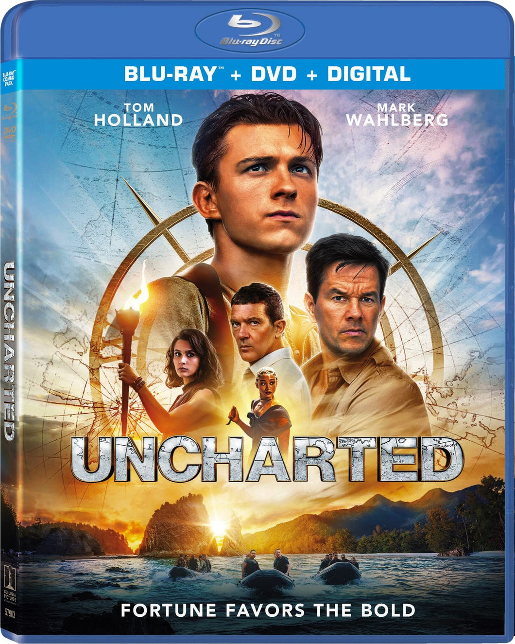 Uncharted (2022) de Ruben Fleischer - front cover