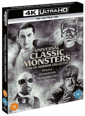 Coffret Universal Classic Monsters Icons of Horror Collection 4K (1931-1941) - front cover