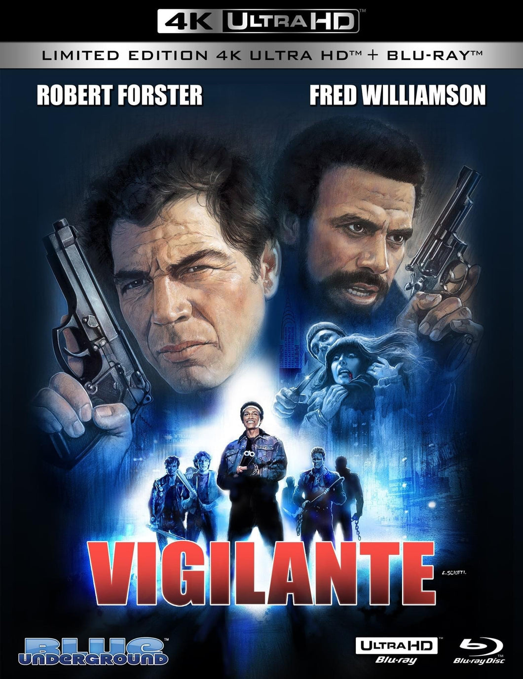 Vigilante 4K (1982) de William Lustig - front cover