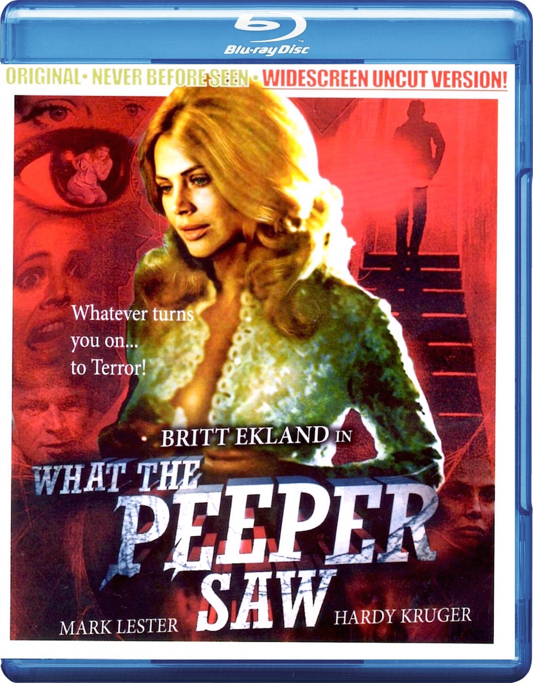 What the Peeper Saw (1972) de James Kelley, Andrea Bianchi - front cover