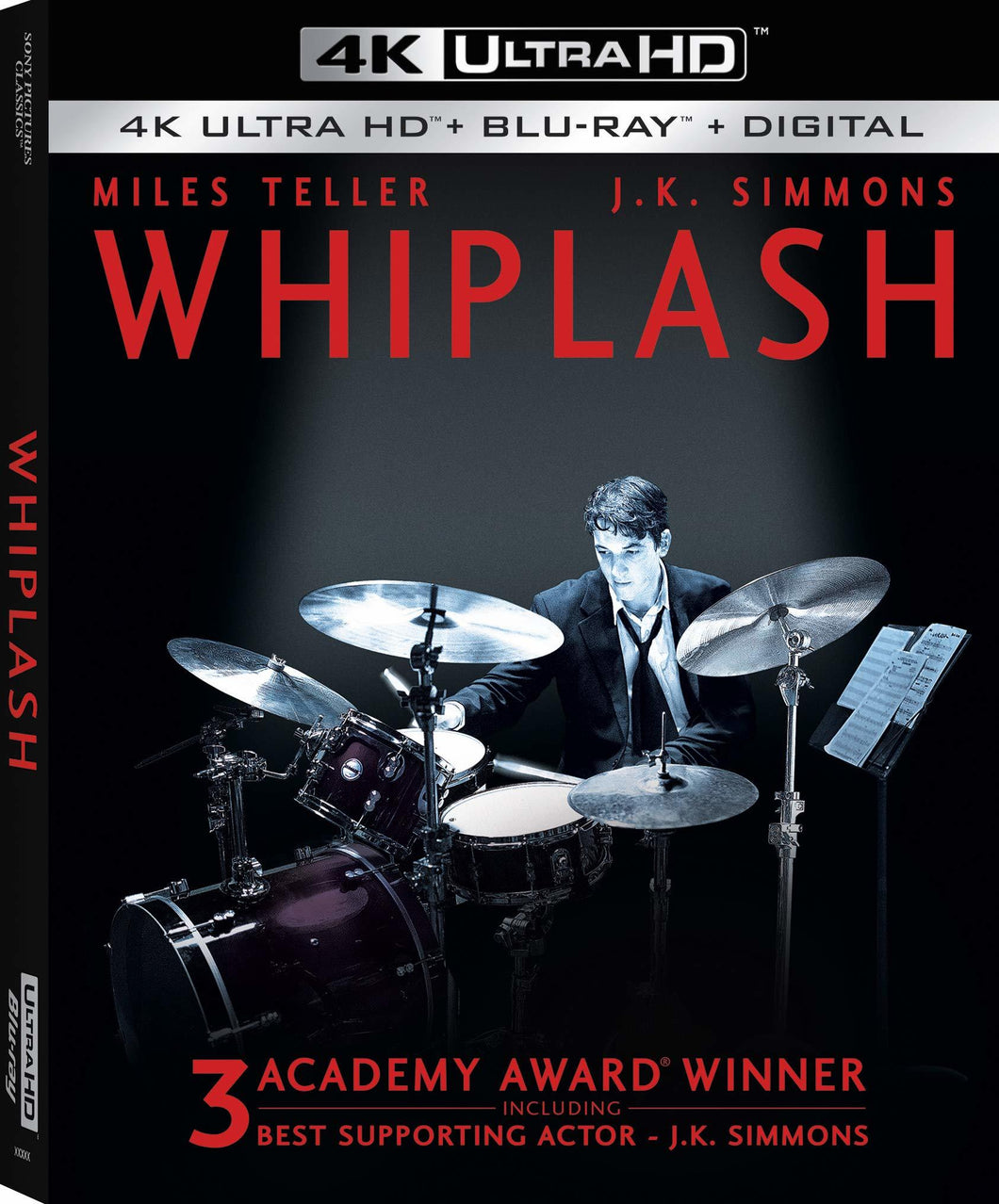 Whiplash 4K (2014) de Damien Chazelle - front cover