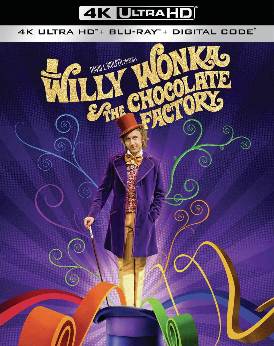 Willy Wonka & the Chocolate Factory 4K (1971) de Mel Stuart - front cover