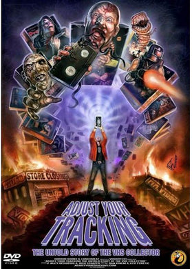 Adjust Your Tracking : The Untold Story of the VHS Collector (2013) de Dan M. Kinem, Levi Peretic - front cover