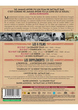 Load image into Gallery viewer, Satyajit Ray - La Grande ville + Charulata + Le Saint + Le Lâche + Le Héros + Le Dieu éléphant (1963-1979) de Satyajit Ray back cover
