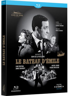 Le Bateau d'Émile (1962) de Denys de La Patellière - front cover