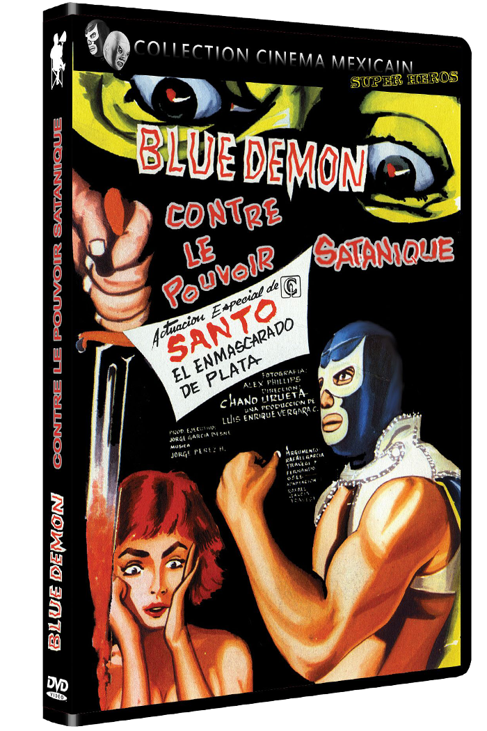 Blue Demon Contre Le Pouvoir Satanique (1966) de Chano URUETA - front cover