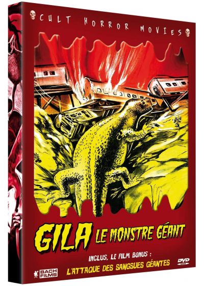 Gila le monstre géant + L'attaque des sangsues géantes de Ray Kellogg, Bernard L. Kowalski - front cover