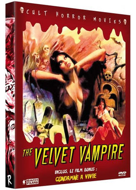 The Velvet Vampire + Condamné à vivre de Frank R. Strayer, Stephanie Rothman - front cover