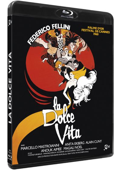La Dolce vita (1960) de Federico Fellini - front cover