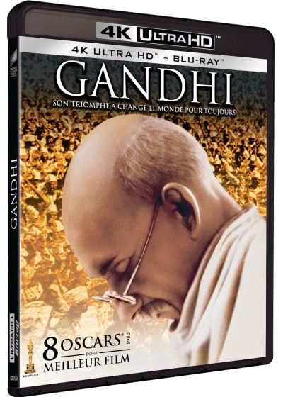 Gandhi 4K (1982) de Richard Attenborough - front cover