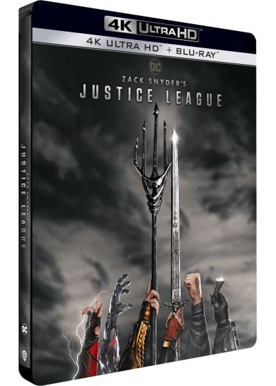 Zack Snyder's Justice League 4K Steelbook (2021) de Zack Snyder - front cover