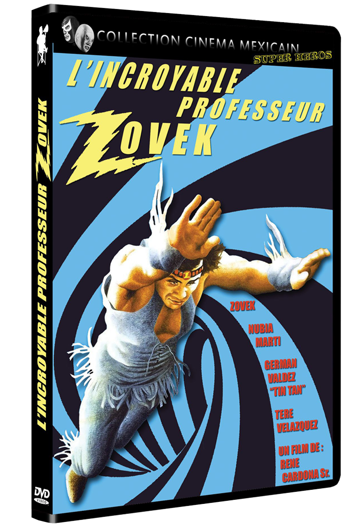 L'incroyable Professeur Zovek (1972) de René CARDONA Sr. - front cover