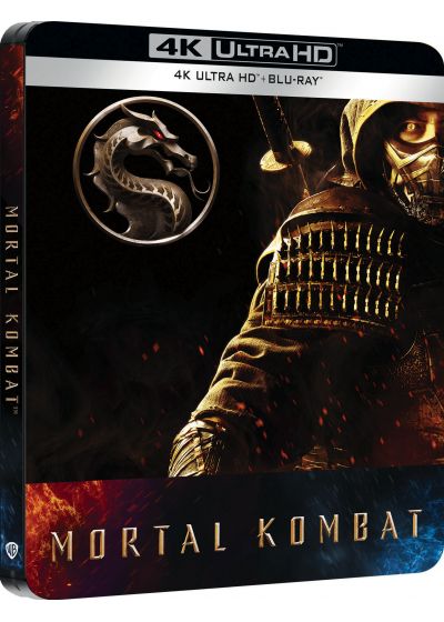 Mortal Kombat 4K Steelbook (2021) de Simon McQuoid - front cover