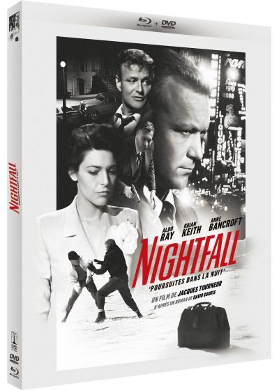 Nightfall (Poursuites dans la nuit) (1956) de Jacques Tourneur - front cover
