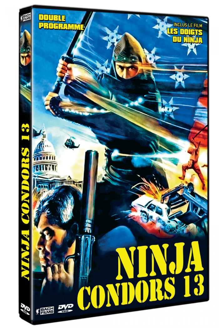 Ninja Condor 13 + Les Doigts du Ninja (1987) de Wu Kuo JEN - front cover