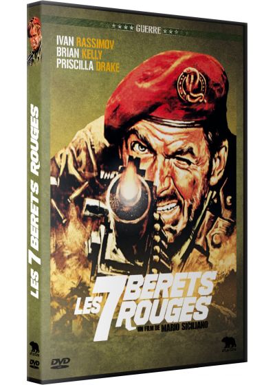 Les Sept Bérets rouges (1969) de Mario Siciliano - front cover