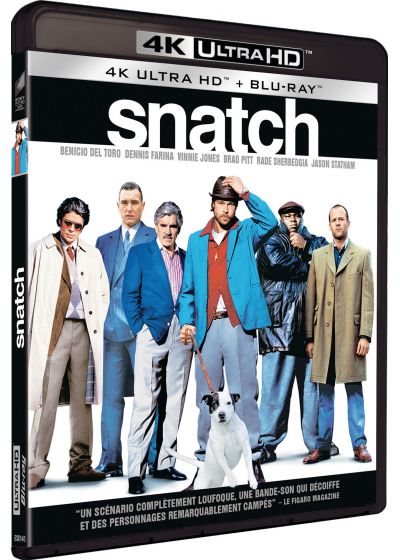 Snatch - Tu braques ou tu raques 4K (2010) de Guy Ritchie - front cover