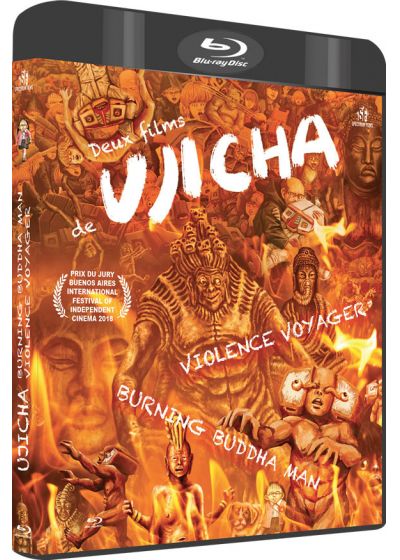 Deux films de Ujicha - The Burning Buddha Man + Violence Voyager (2013) de Ujicha - front cover